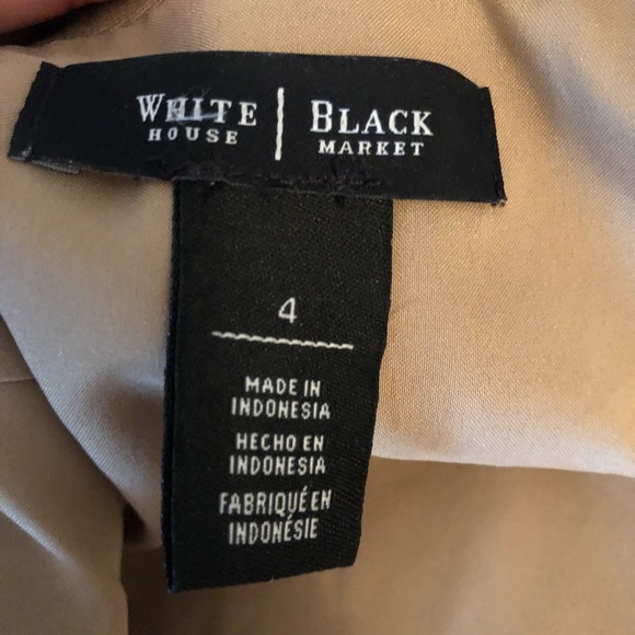 White House Black Market Camel Pencil skirt - Picture 2 of 2